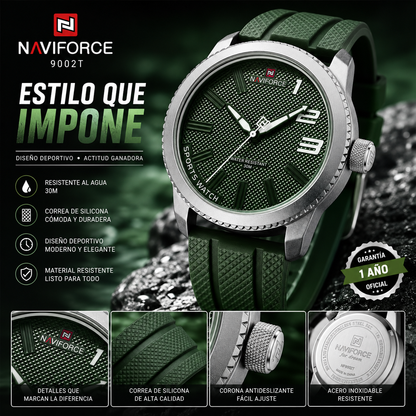 💥RELOJ DEPORTIVO NAVY FORCE 9202 T Status y estilo en la palma de la mano.⌚