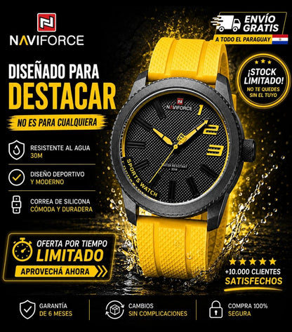 💥RELOJ DEPORTIVO NAVY FORCE 9202 T Status y estilo en la palma de la mano.⌚